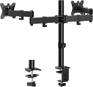 ErGear Dual Monitor Stand Heavy-Duty Monitor Mount for 17 32 Monitors Flexible Arms with Easy Dual-Monitor Alignment Sturdy