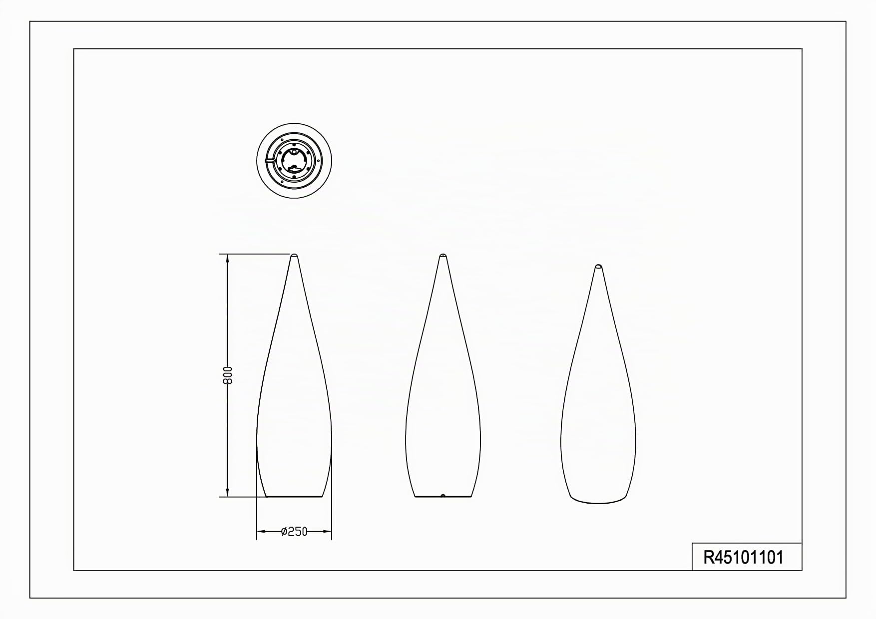 Reality Leuchten Palmas R45101101 RL LIVE YOUR LIGHT Lampadaire d'extérieur à LED à piles en plastique blanc avec LED à changement de couleur 3 W et télécommande Hauteur 80 cm