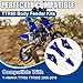 Podoy TTR50 Body Fender Kits for Compatible with YAMAHA TTR50E 2006-2016 Dirt Bike and Their Replica Models Plastic Fairing Body Parts Blue and White