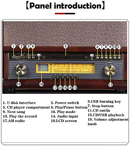 Tourne-Disque Tourne-Disque Tourne-Disque Vinyle avec Haut-parleurs platines pour disques Vinyle 3 Vitesses entraîné par… - Les Beatles, Paul McCartney, John Lennon, RIngo Starr, George Harrison Tourne-Disque Tourne-Disque Tourne-Disque Vinyle avec Haut-parleurs platines pour disques Vinyle 3 Vitesses entraîné par… – Image 4