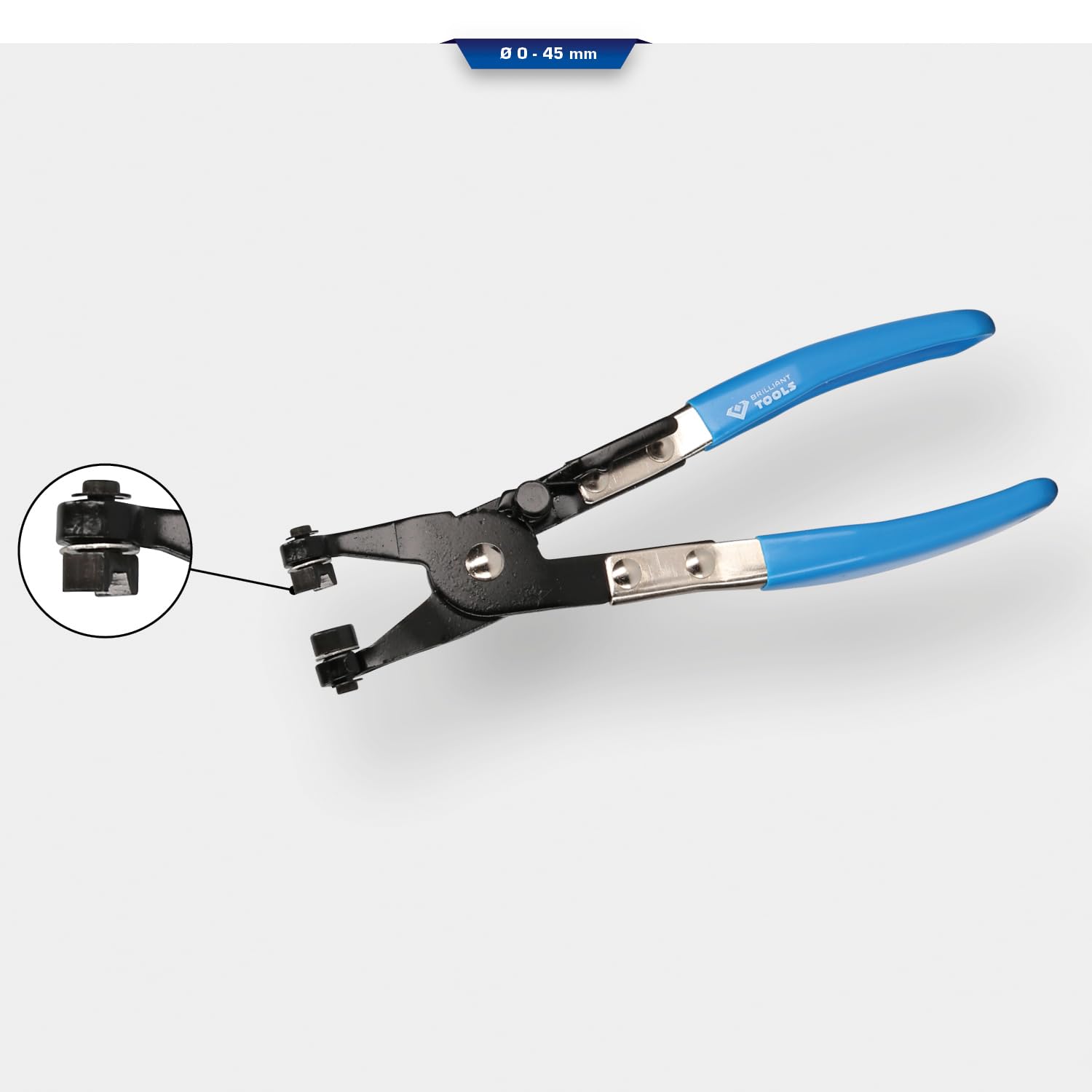 BRILLIANT TOOLS BT526006 Pinza per fascette stringitubi [Powered by KS TOOLS]