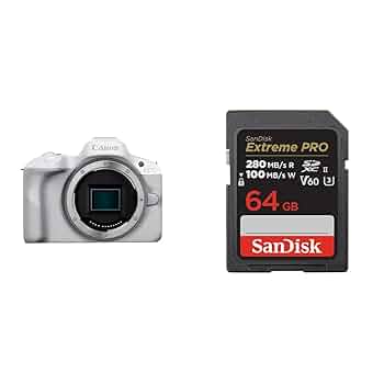 CANON EOS R50 ボディのみ Canon EOS R50 Mirrorless Camera (Body Only, White) by Canon