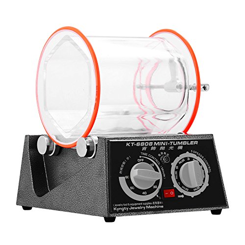 Superland KT6808 Jewelry Polisher Tumbler 3Kg Mini Polisher Tumbler Rotary Tumbler Surface Polisher