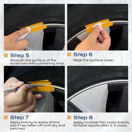 image for Boncart Wheel Scratch Repair Kit, Rim Touch Up Paint, Rim Paint Wheel 