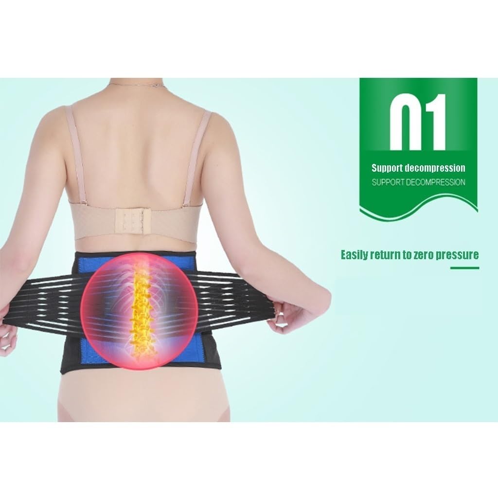 Supporto Lombare Regolabile Salute E Fitness for Uomo Donna Cintura di Supporto Lombare Traspirante Fissa Lombare (Size : XXL)