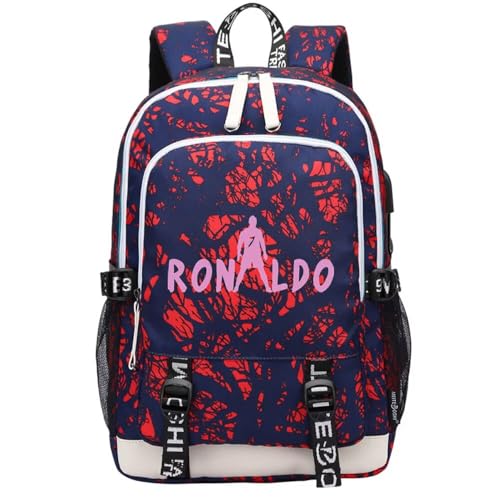 KARFRI Mochila de viagem escolar para jogadores de futebol 7 estudantes UV que mudam de cor, bolsa de futebol para homens e mulheres, Fúcsia - 3, Free size, Esportivo