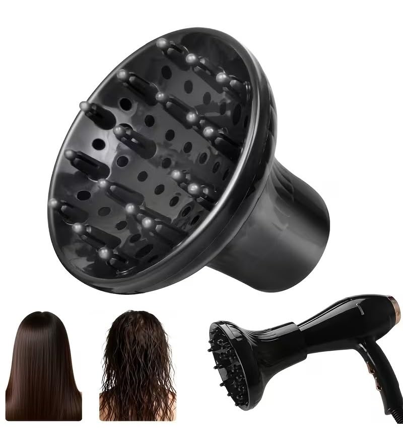 Clefairy Volumizing Universal Hair Diffuser, Hair Dryer Diffuser Attachment for Curly and Wavy Hair, Hairdryer Hair Blower Diffuser Cover Curly Tool Styling Hairdressing Salon-image-10