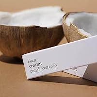 Vista 3 de Ere Perez - Color de labios hidratante de crayón de coco natural Baobab + aceite de coco, sílice, vitamina E Protege, nutre, reparación Babe