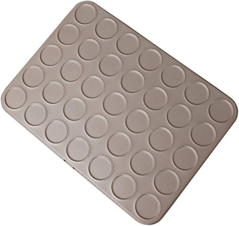 Baking Tray, Non-stick Cookies Mould Carbon Steel Heavy Duty Kitchen Tray (Color : D)