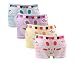 Mmiao Baby 2t-10t Kids Girls Briefs 4-pack Boyshort Underwear Rabbit