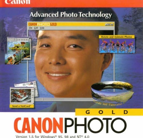 CanonPhoto: Gold; Advanced Photo Technology Version 1.5 for Windows 95, 98 and NT 4.0
