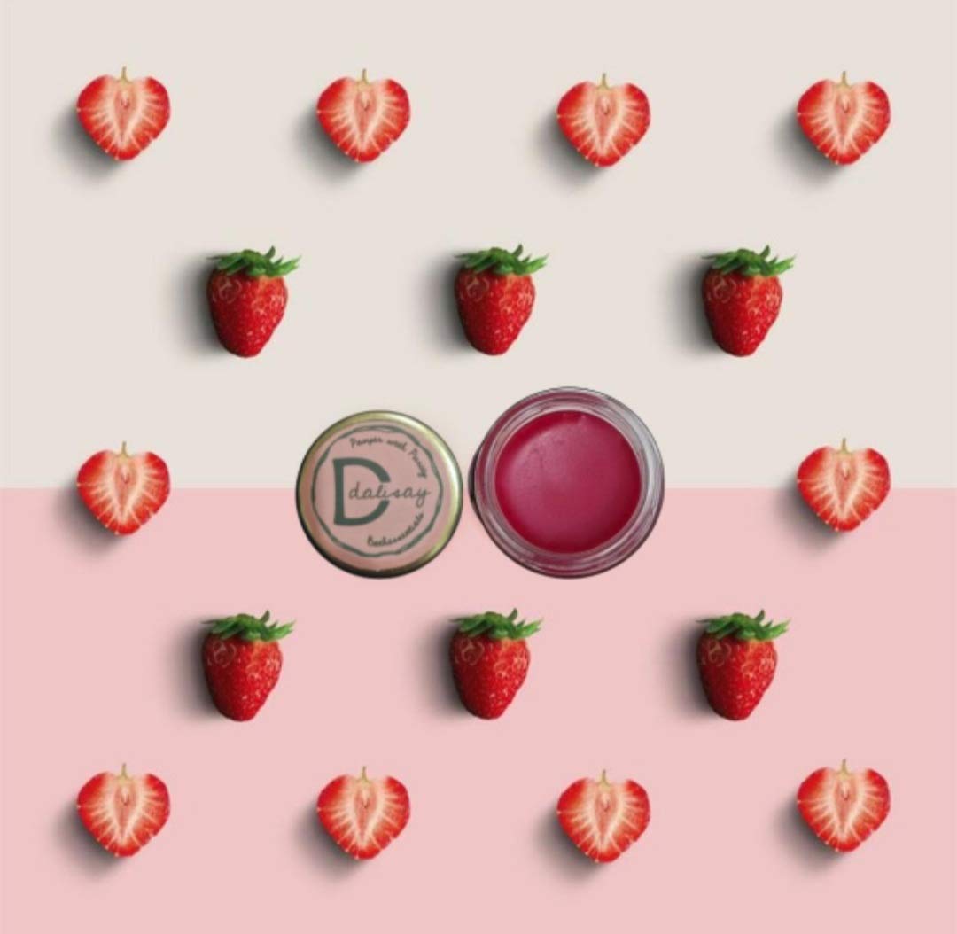 Dalisay Vegan Stain Lip Balm Tint, Matte Finish - Cherry/Strawberry Red-image-28