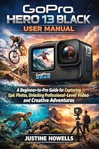 GoPro Hero 13 Black User Manual: A Beginner-to-Pro Guide for Capturing Epic Photos, Unlocking Professional‑Level Video and and Creative Adventures (English Edition)