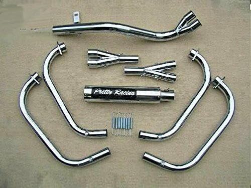 Pretty Racing マフラー　zrx400ii ZRX400/2 ～97 分割式 42.7π (改) マフラー