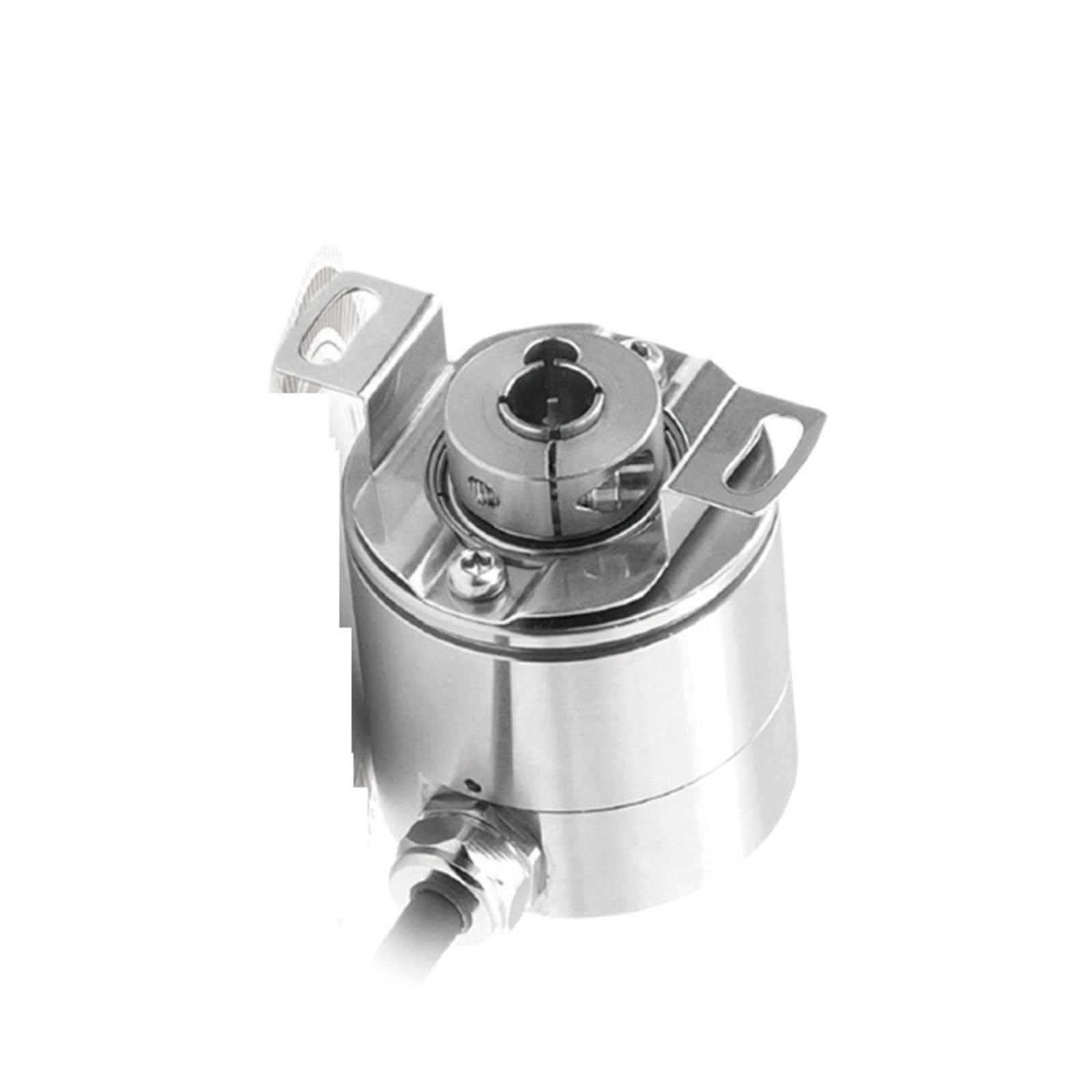 Codeur à arbre creux de 8MM, résolution de codeur rotatif optique incrémental de sortie E6B2-CWZ6C npn 20-4096ppr en option(1200PPR)