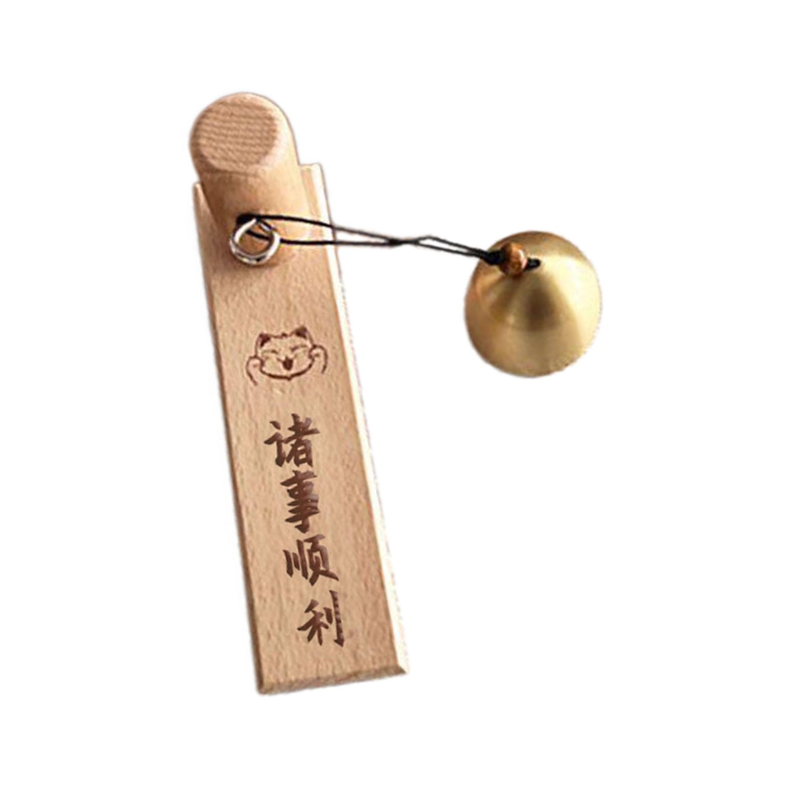YUGSHNKFC Entrance Doorbell Wooden Entryway Alert with Sound Alarm for Apartment Hallway and Store Wall Decoration Wooden Alarm