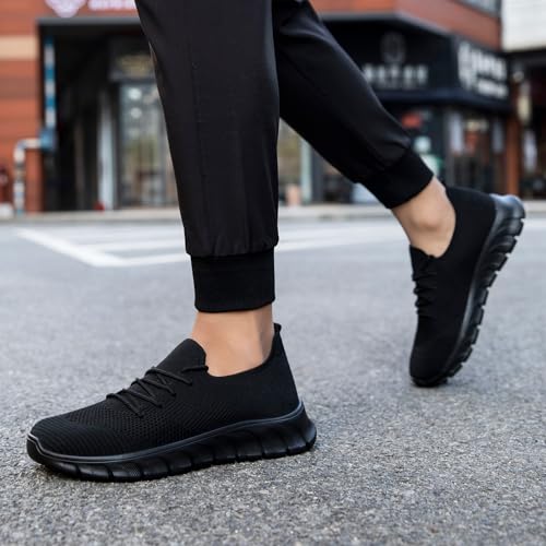 Image of ZGPWZWL Mens Running Shoes Fashion Sneakers for Walking Tennis Gym Shoes Slip On Lightweight and Comfortable