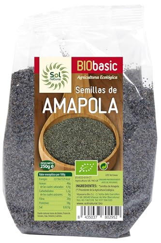SOLNATURAL SEMILLASßDEßAMAPOLAßBIO 250 g