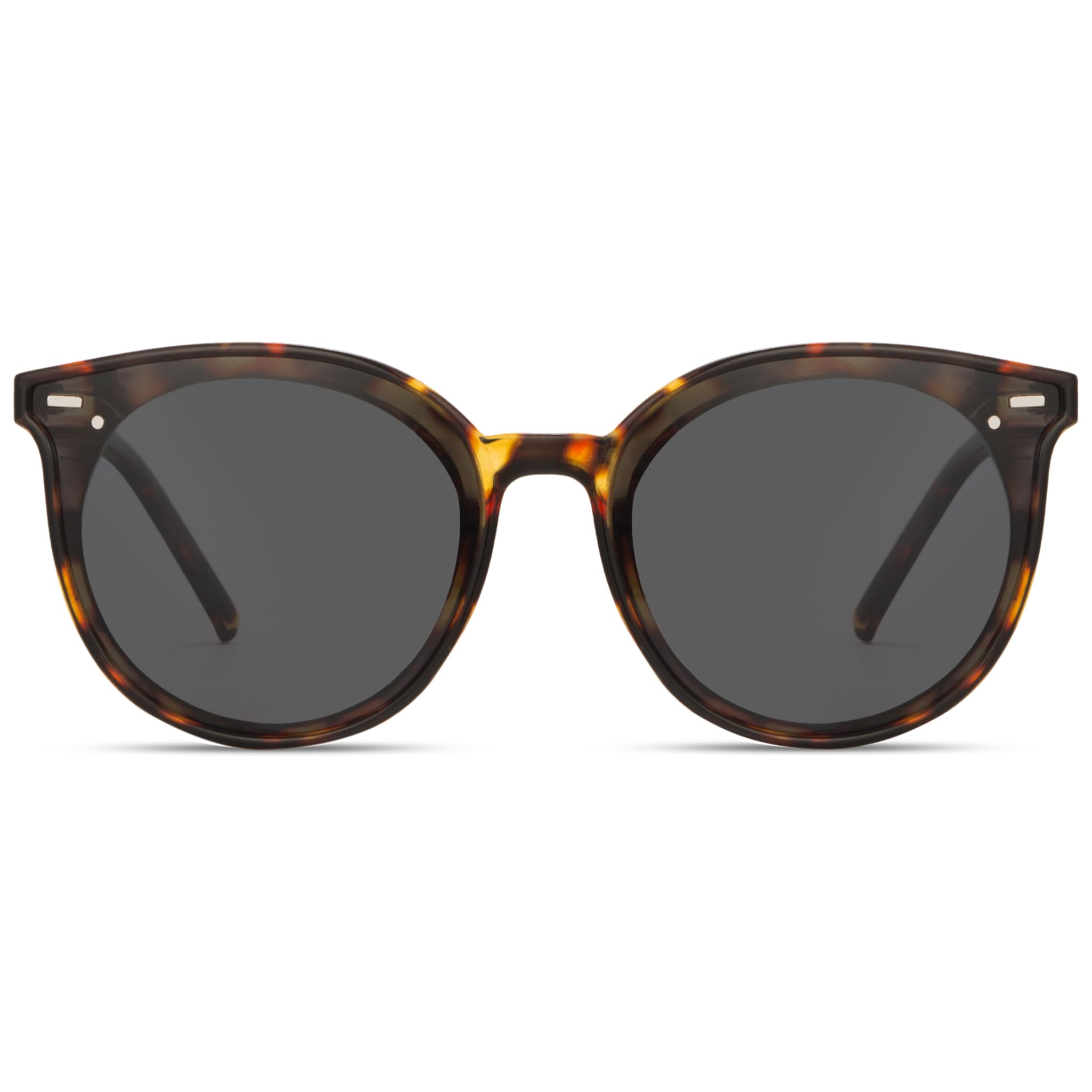 livho Trendy Polarized Sunglasses Women, Retro Sun Glasses for Women 2024, Round Sunglasses for Woman, Oversized Shades