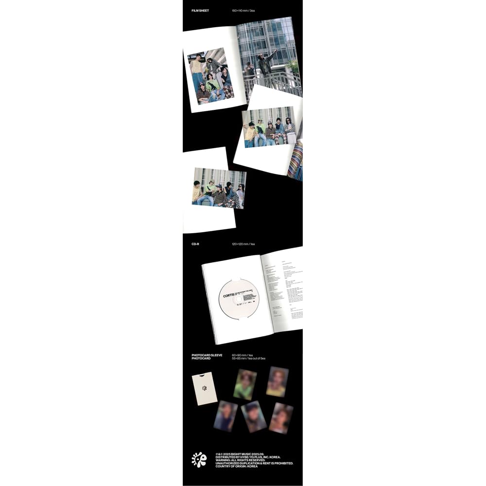 CORTIS [1. album EP COLOR OUTSIDE THE LINES] (Scena 3 Ver.) + zestaw 3 dodatkowych fotokartek