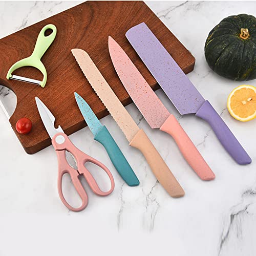 Set Cuchillos Cocina 6 Piezas Acero Inox Base miniatura 3