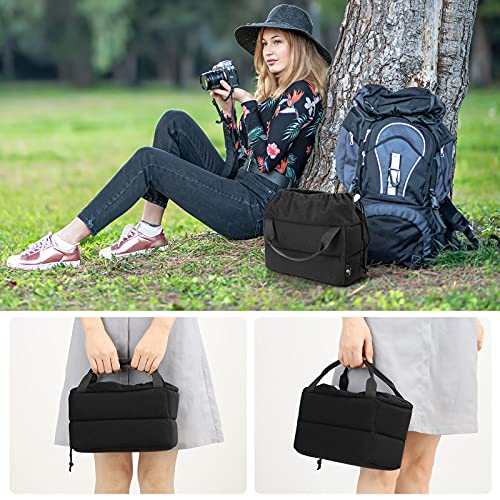 Funda interna acolchada para cámara SLR con divisores ajustables miniatura 2