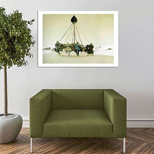 Impression Andrew Wyeth Snow Hill grand format pour habiller un mur
