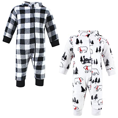 Image of Hudson Baby baby-girls Plush Jumpsuits