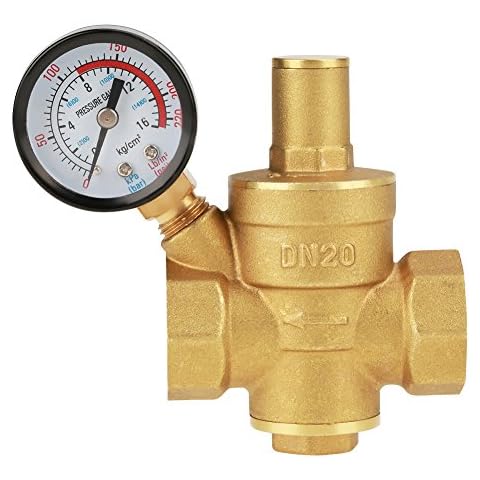 Regulador de Presión de Agua SANON Dn20 con Medidor de Calibre Cover