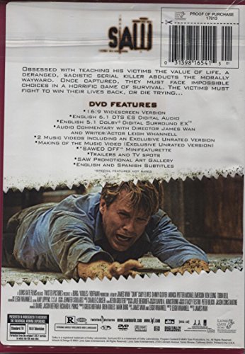 Saw B0006SSOHC Book Cover