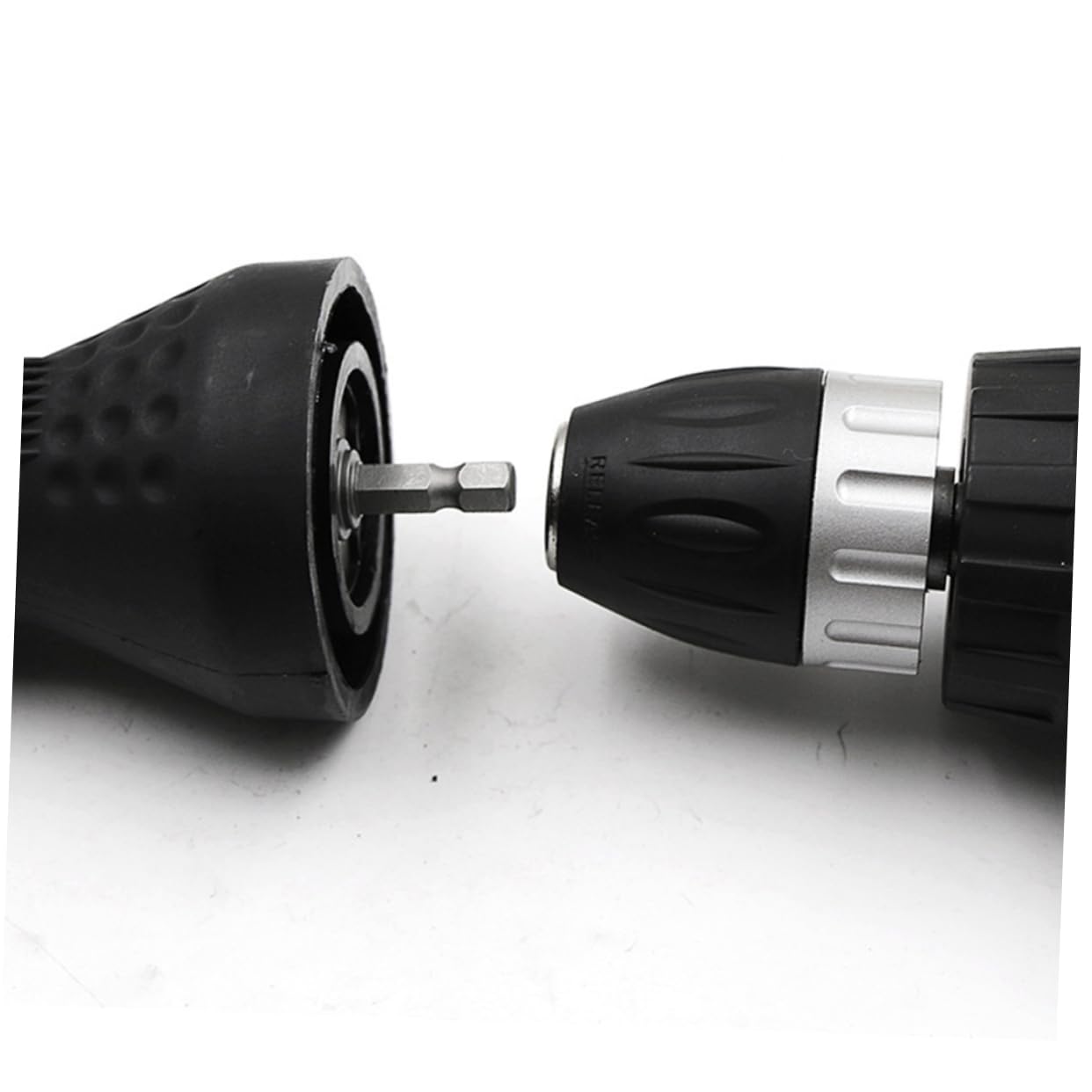 NUOBESTY Adattatore per Trapano Rivettatrice Elettrica Nero in Metallo Testa Filettata, Design Compatto e Ergonomia, Kit da 3 Pezzi per Rivettatura Veloce e Precisa