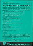 Programmheft Karl Valentin: Die großen Sorgen der kleinen Bürger Spielzeit 1977 / 78 Heft 4 - Wolfgang Blum Peter Back-Vega Pfalztheater Kaiserslautern 