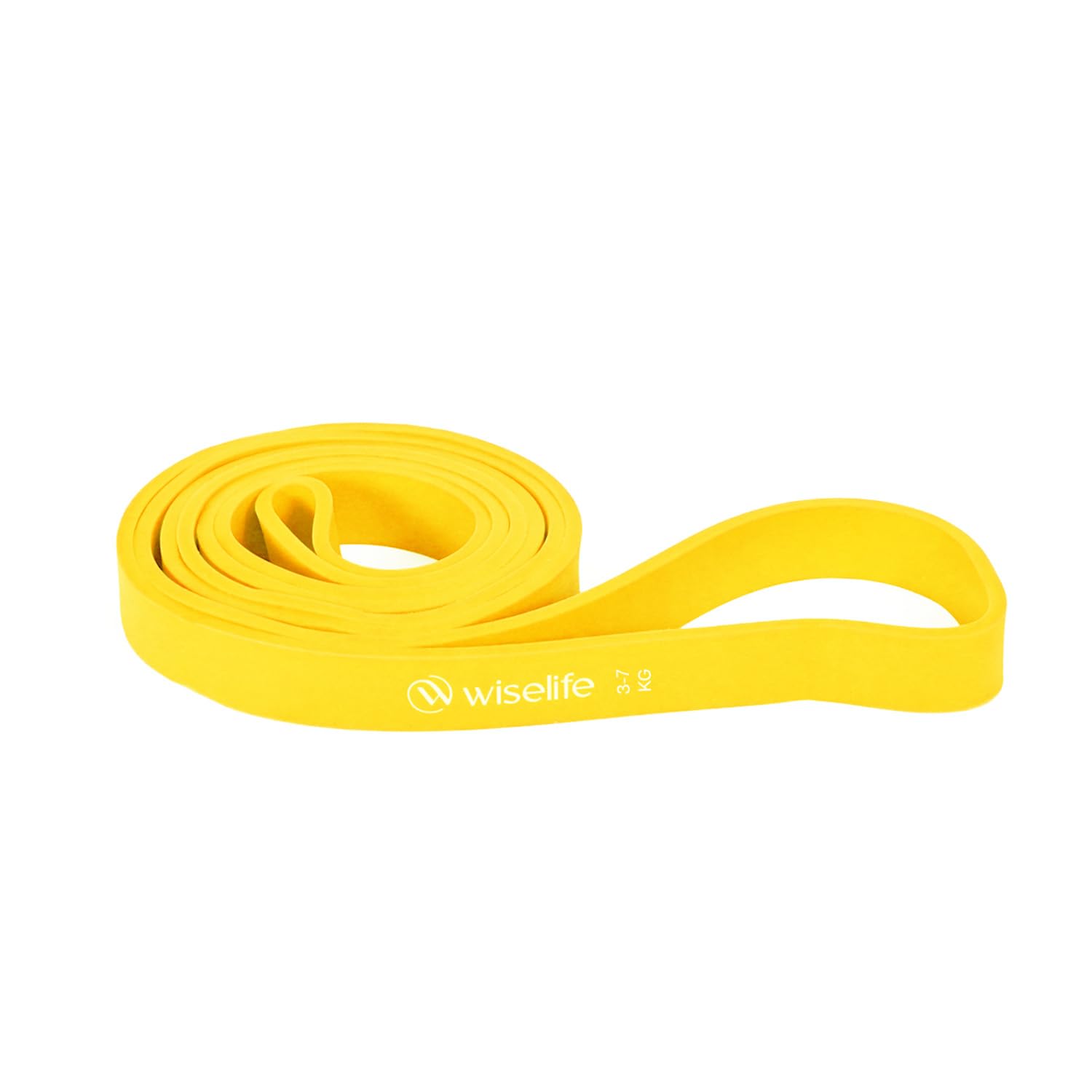 Wiselife Fabric Resistance Power Band, Pull Up Bands, Pull Up Assistance Bands, Workout Bands, Exercise Bands, Resistance Bands For Legs, Working Out, Muscle Training, Pull Up Assist Upto 7Kg(Yellow)