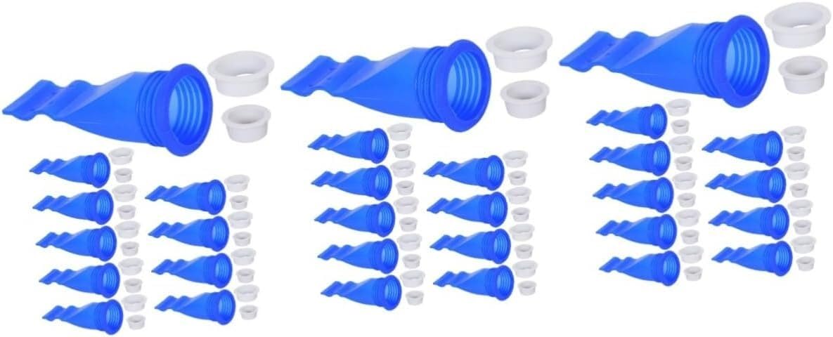 Tapón de filtro de baño, 30 piezas Válvula de drenaje de piso de reflujo Prevención de reflujo Tapones de alcantarillado Drenaje de piso del sótano Reflujo Tapón de desagüe de baño Tapón de prevención