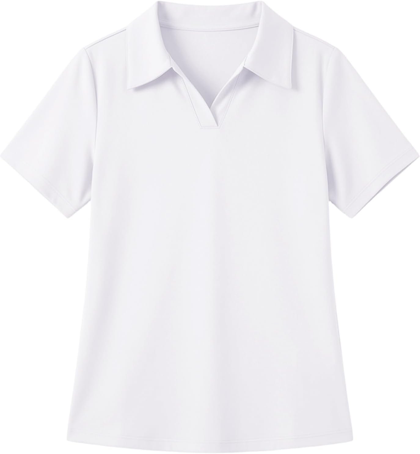 Girls Tennis Polo Shirts Solid Short Sleeve School Uniform T-Shirt | Kids Boys School Uniform Girls Golf Polo Shirt Summer Collared Pullover Tops Breathable T-Shirt for Kids 3-14 Years