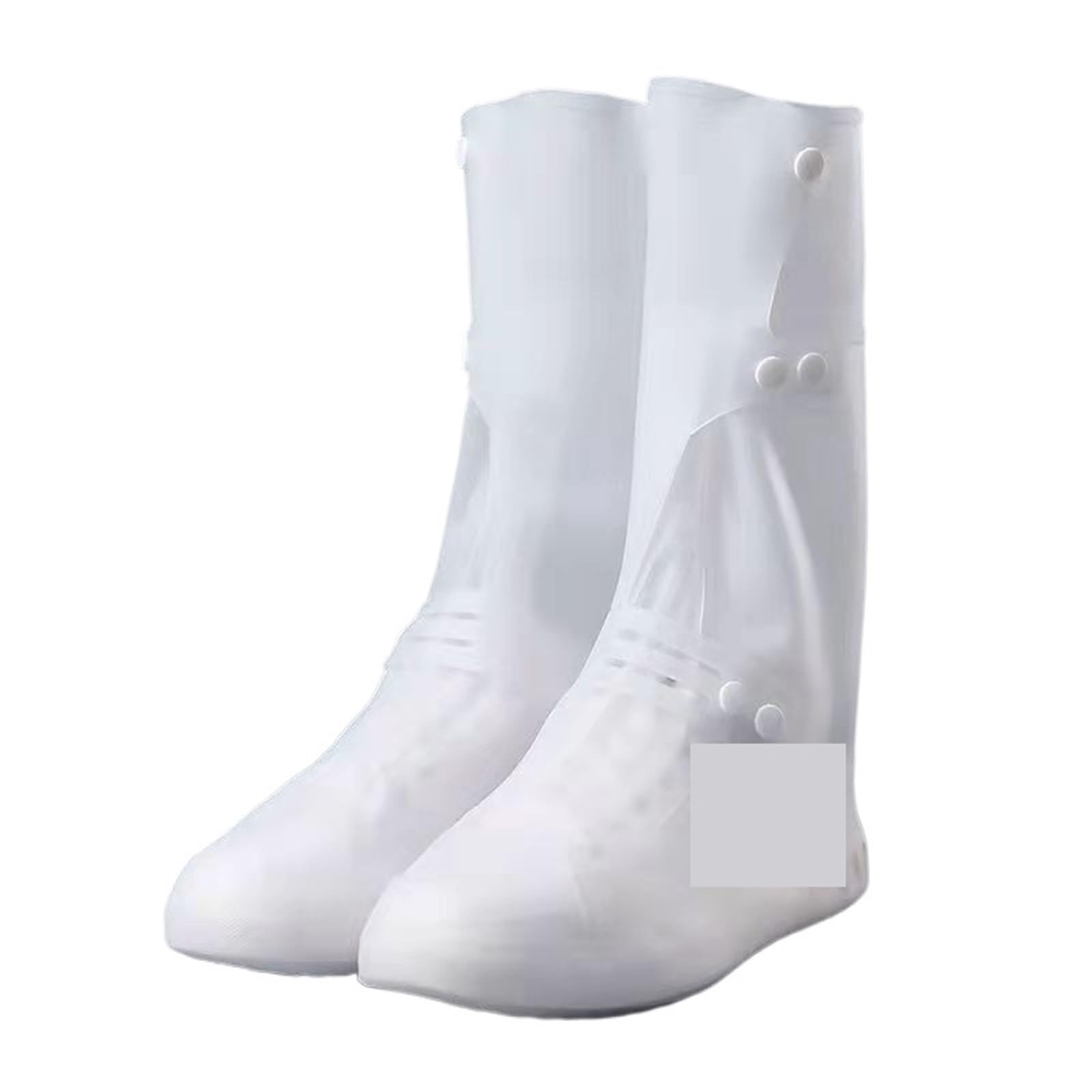 Regen-Schuh-Abdeckung, langes Rohr, wasserdicht, verdickend, rutschfest, verschleißfest, hohes, hohe Oberseite, nasses Outdoor-Silikon, Wasser-Schuh-Abdeckung für Schuhe(L)