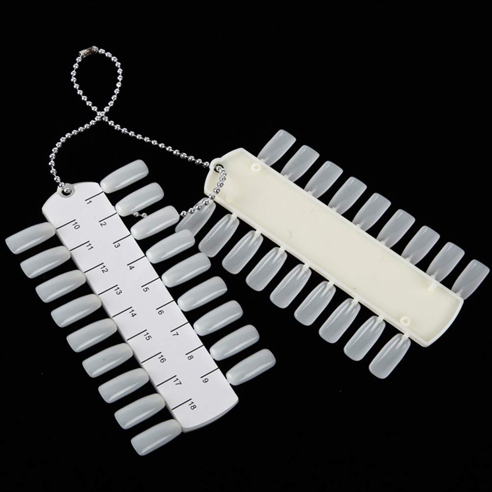 100 Stück Nagellack Display Boards – Weiße Kunststoff-Platten Für Nail Art Design & Präsentation