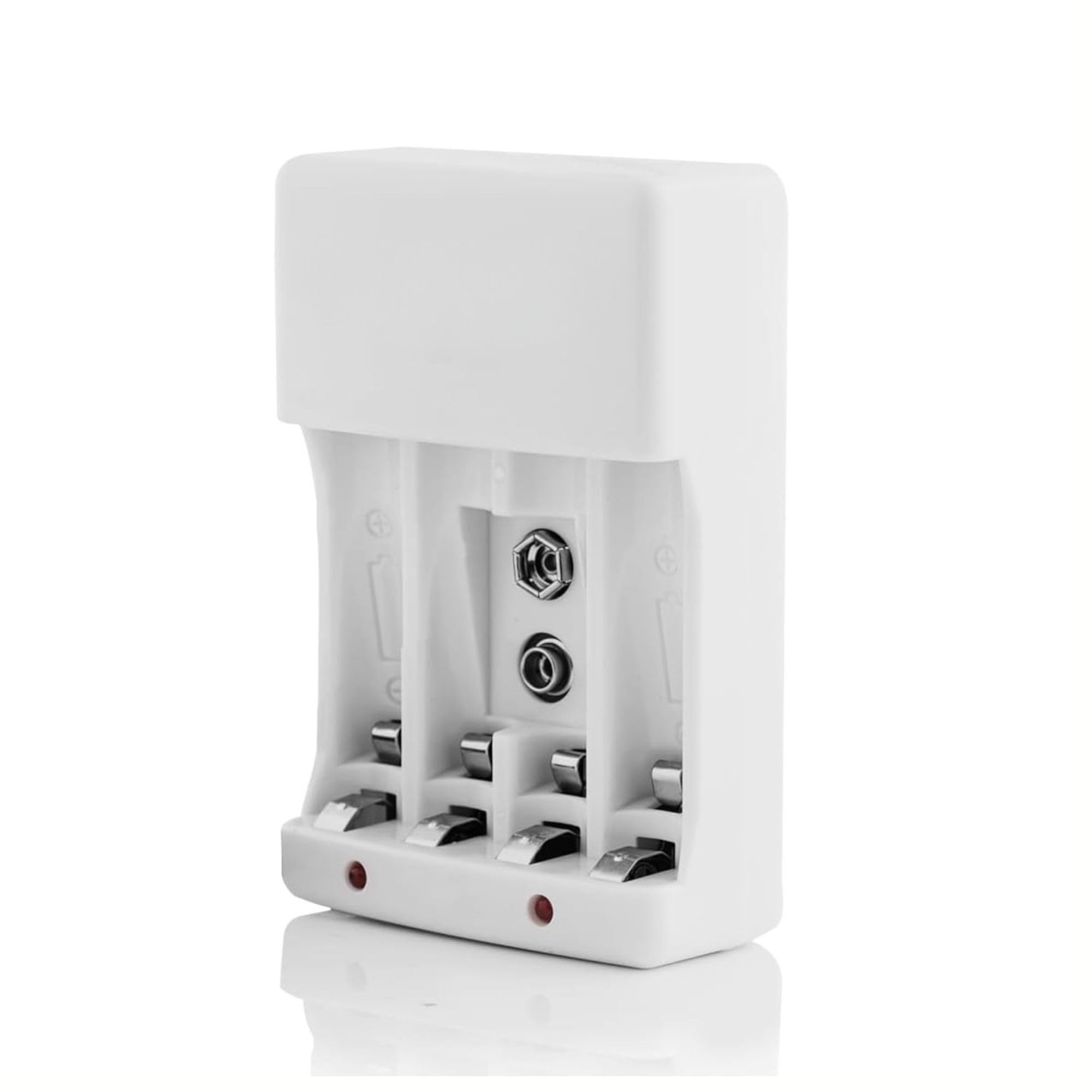 Drumstone (𝐄𝐱𝐥𝐮𝐬𝐢𝐯𝐞 𝟏𝟓 𝐘𝐞𝐚𝐫𝐬 𝐰𝐚𝐫𝐫𝐚𝐧𝐭𝐲) Universal Battery Charger for AA AAA 9V – Ni-MH/Ni-CD Fast Charging Station with LED Indicator, Compact & Safe for Home Office-image-9