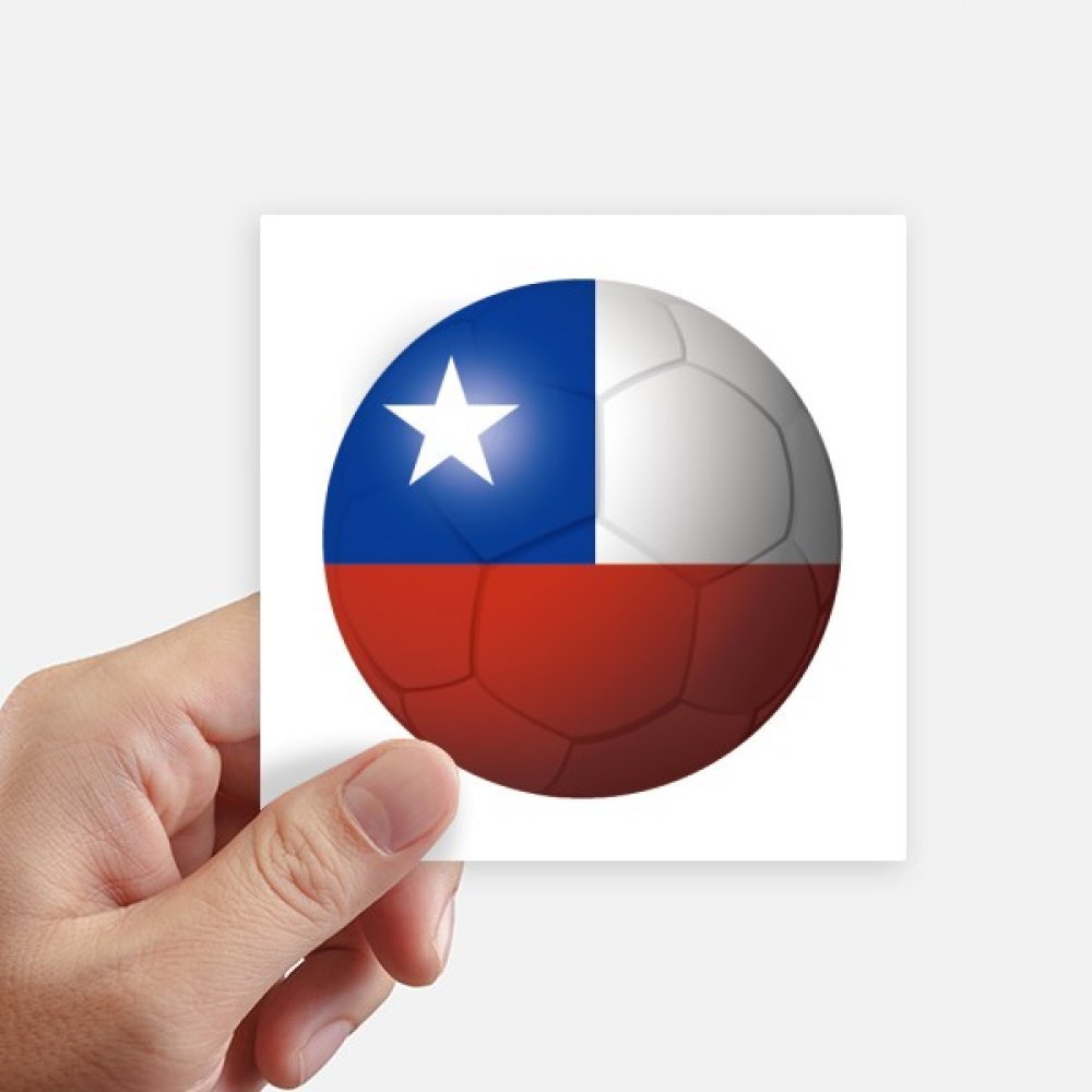 Sticker Chili football 10cm imperméable haute adhérence pour moto et valise de voyage