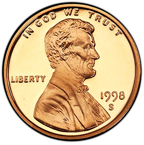 1998 S Proof Lincoln Memorial Cent Choice Uncirculated US Mint