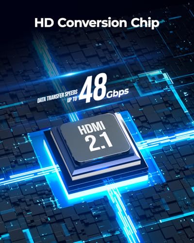 Adaptador USB C a HDMI 8K@60Hz, Compatible Thunderbolt 3/4 miniatura 3