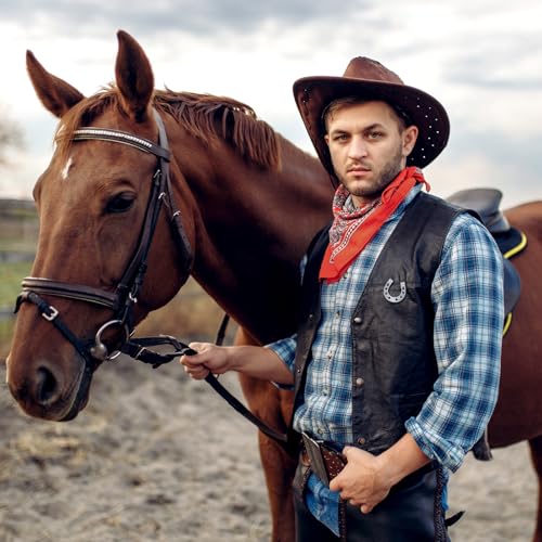 Yinkin 50 Pcs Cowboy Western Lapel Pin Men Women Lucky Horseshoe Lapel Pin Vintage Metal Horseshoe Cowgirl Backpack Party (Silver)4