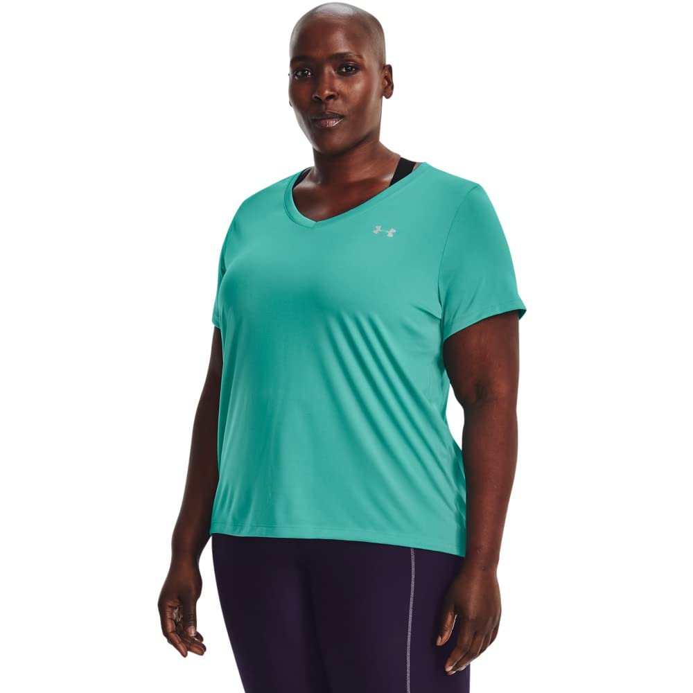 Under Armour Women's UA Tech™ Twist V-Neck Short Sleeve Tech SSV- Twist Mujer (Pack de 1) — view 75
