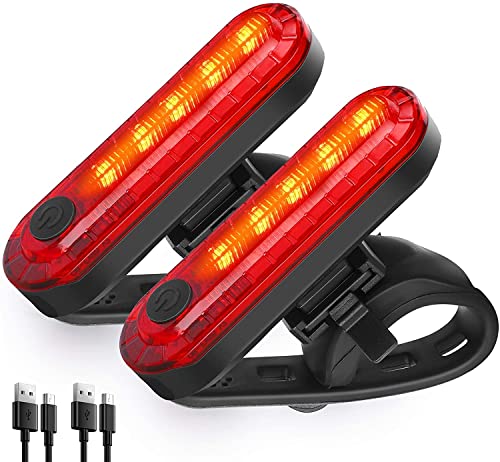 Image of 120 Lumens Rechargeable USB Rear Light Bicycle Cycling Taillight LED Waterproof MTB Road Bike Lamp Rear Light for Bicycle (2)
