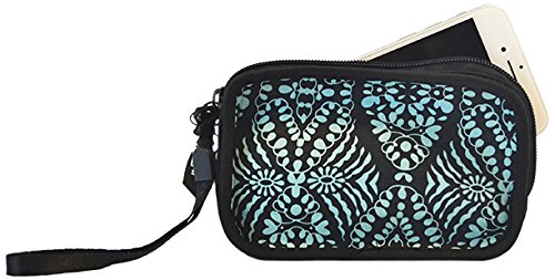 NuPouch Water Resistant Cell Phone Case for iPhone 6/6S/5, LG - Non-Retail Packaging - Blue Escape