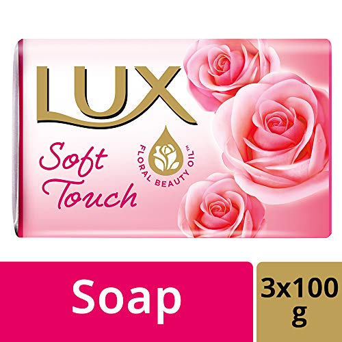 LUX-Rose-Vitamin-E-Soap-Bathing-Soap-With-Floral-Fragrance-Soft-Moisturized-And-Glowing-Skin-100-g-Pack-of-3 LUX Rose & Vitamin E Soap, Bathing Soap With Floral Fragrance, Soft, Moisturized And Glowing Skin, 100 g (Pack of 3)