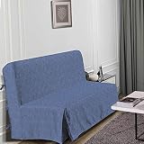 Best Interior Housse de BZ Graph 2 Places Bleu 140x190cm