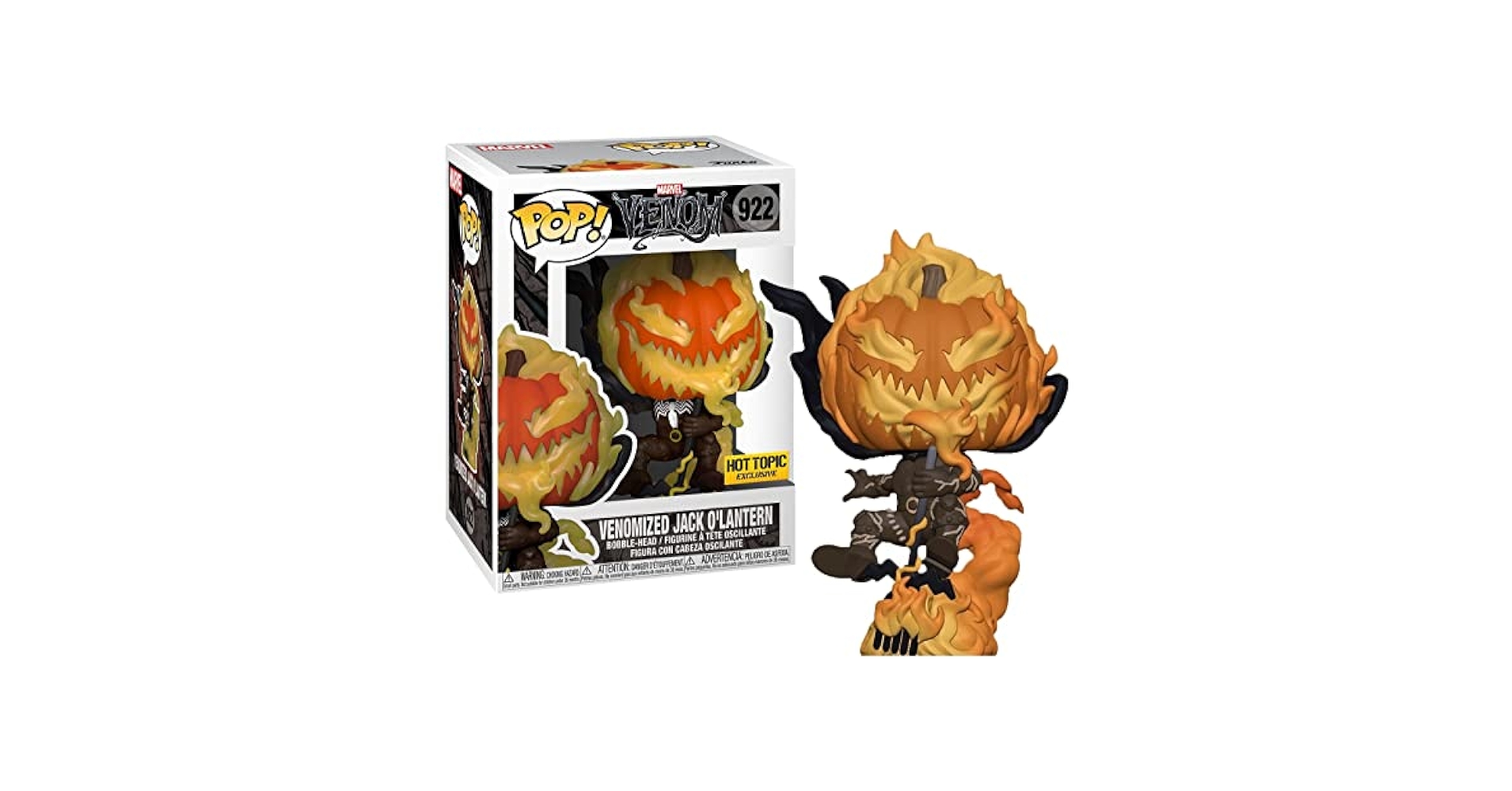 Amazon.com: Funko Venom POP! Vinyl Figurine Venomized Jack O