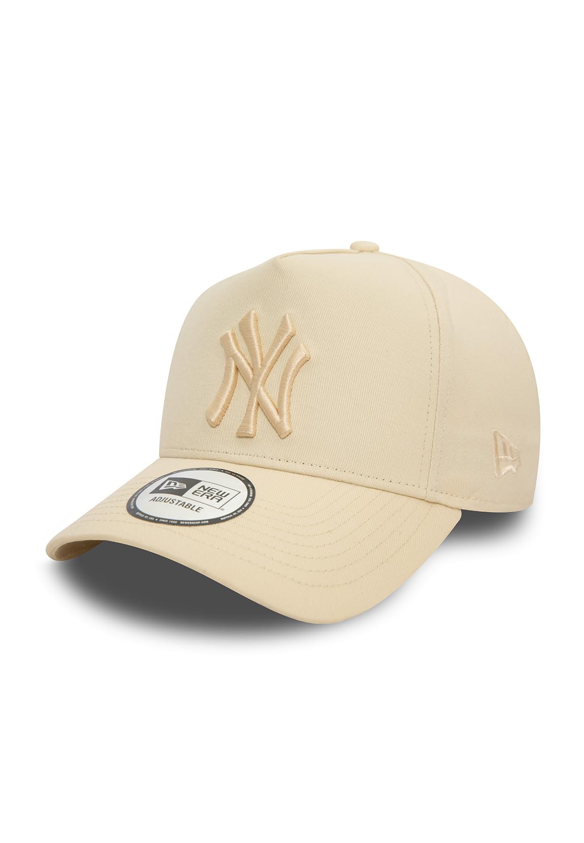 Adult's 9Forty A Frame League Essential MLB New York Yankees Baseball Cap Hat Light Beige