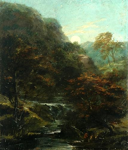 Tableaux Graffiti Art Mural moderne William Muller Soirée sur la rivière 60x90cm